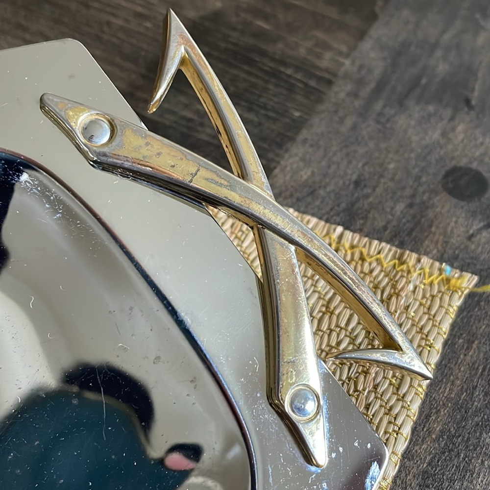 Vintage MCM Chromex Bread Tray - Picture 5 of 7